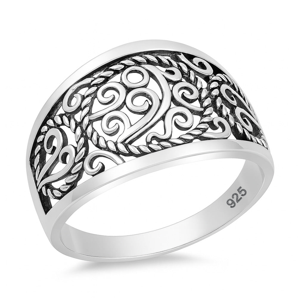 Silver Filigree Ring