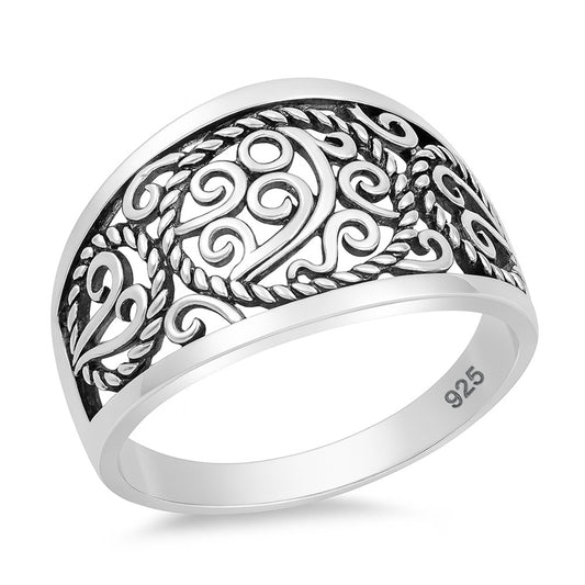 Silver Filigree Ring