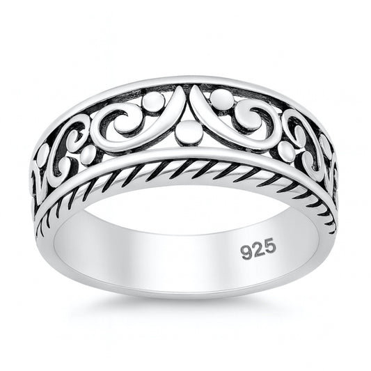 Silver Firigree Ring