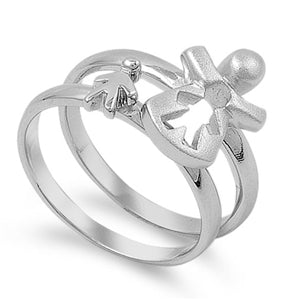 Silver Ring - Boy & Girl