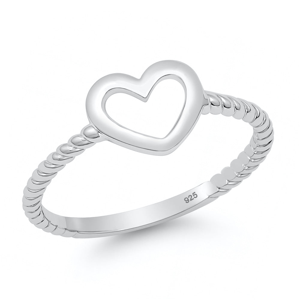 Silver Ring - Heart