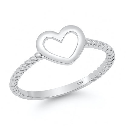 Silver Ring - Heart