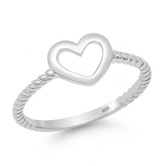 Silver Ring - Heart