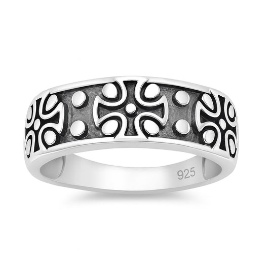Silver Ring - Cross
