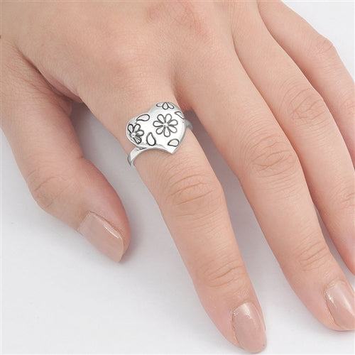 Silver Ring - Heart
