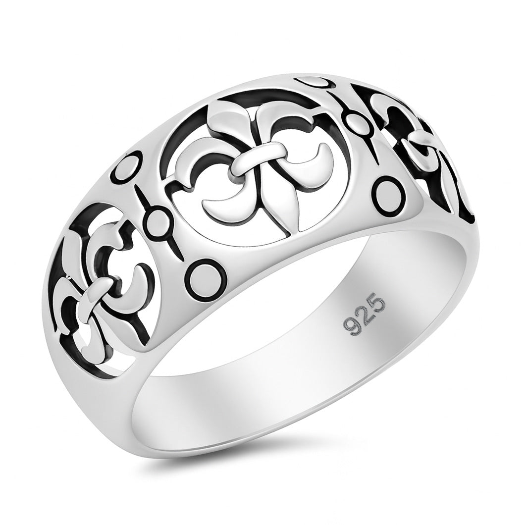 Silver Ring - Fleur De Lise