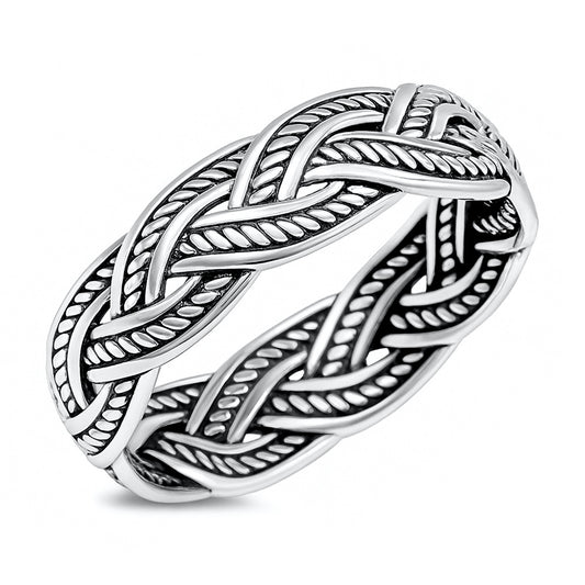 Silver Braid Ring