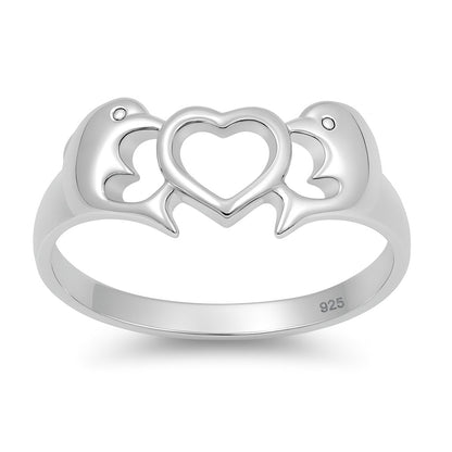Silver Ring - Dolphin