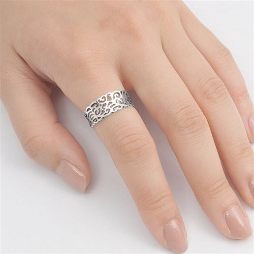 Silver Filigree Ring
