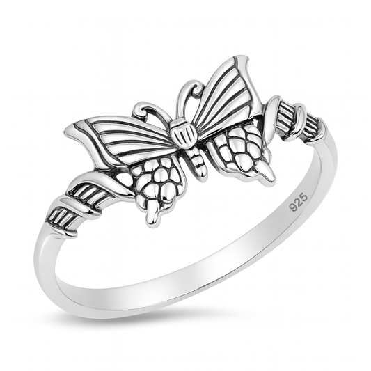 Silver Ring - Butterfly