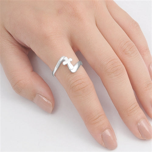 Silver Ring - Cross