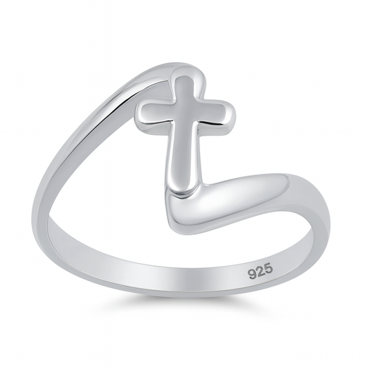 Silver Ring - Cross