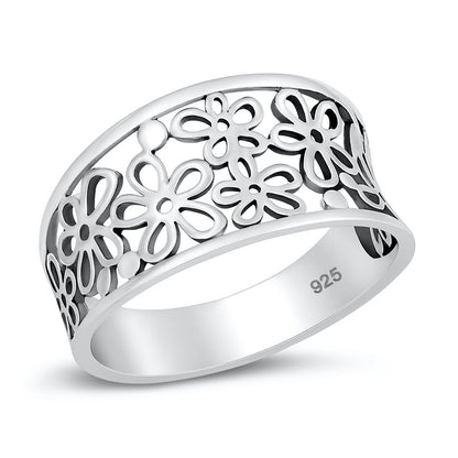 Silver Ring - Flower