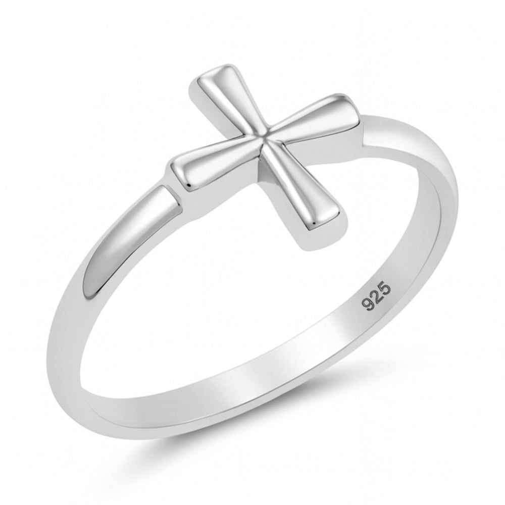 Silver Ring - Cross