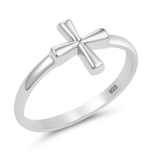 Silver Ring - Cross