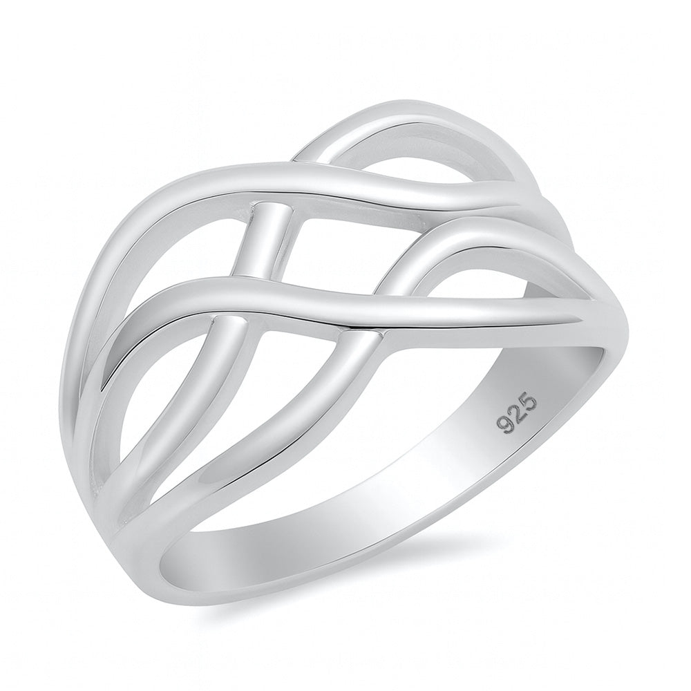 Silver Wave Ring
