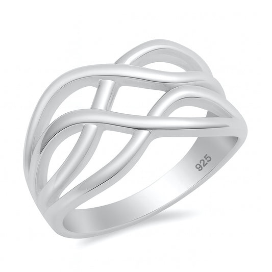 Silver Wave Ring