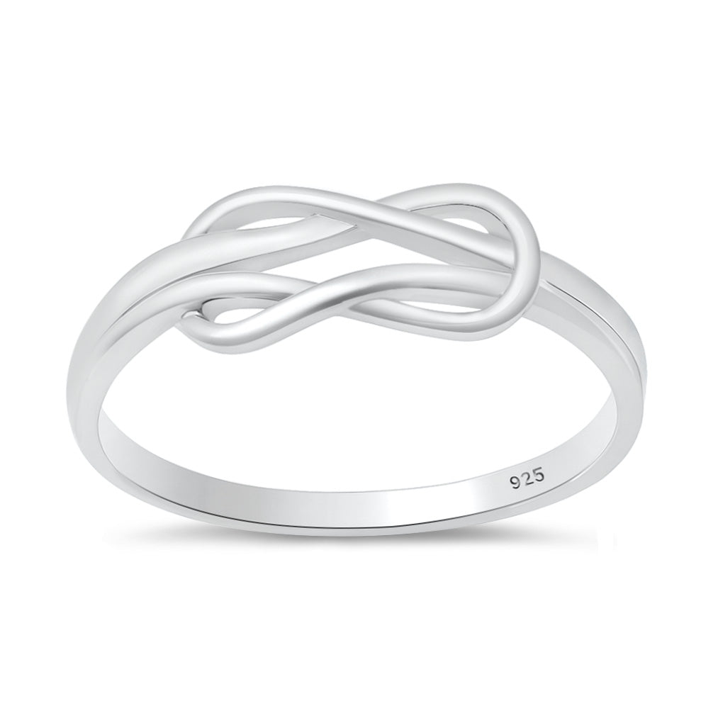 Silver Ring - Infinity Love Knot