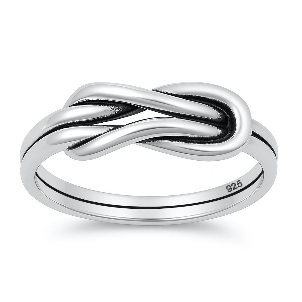 Silver Ring - Infinity Love Knot