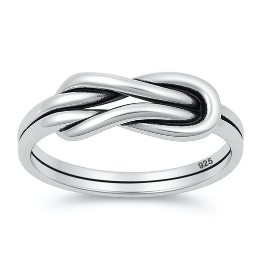Silver Ring - Infinity Love Knot