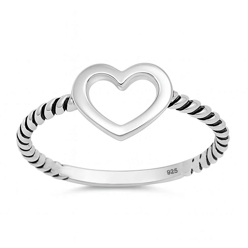 Silver Ring - Heart