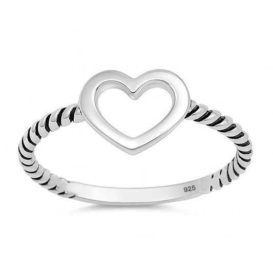 Silver Ring - Heart