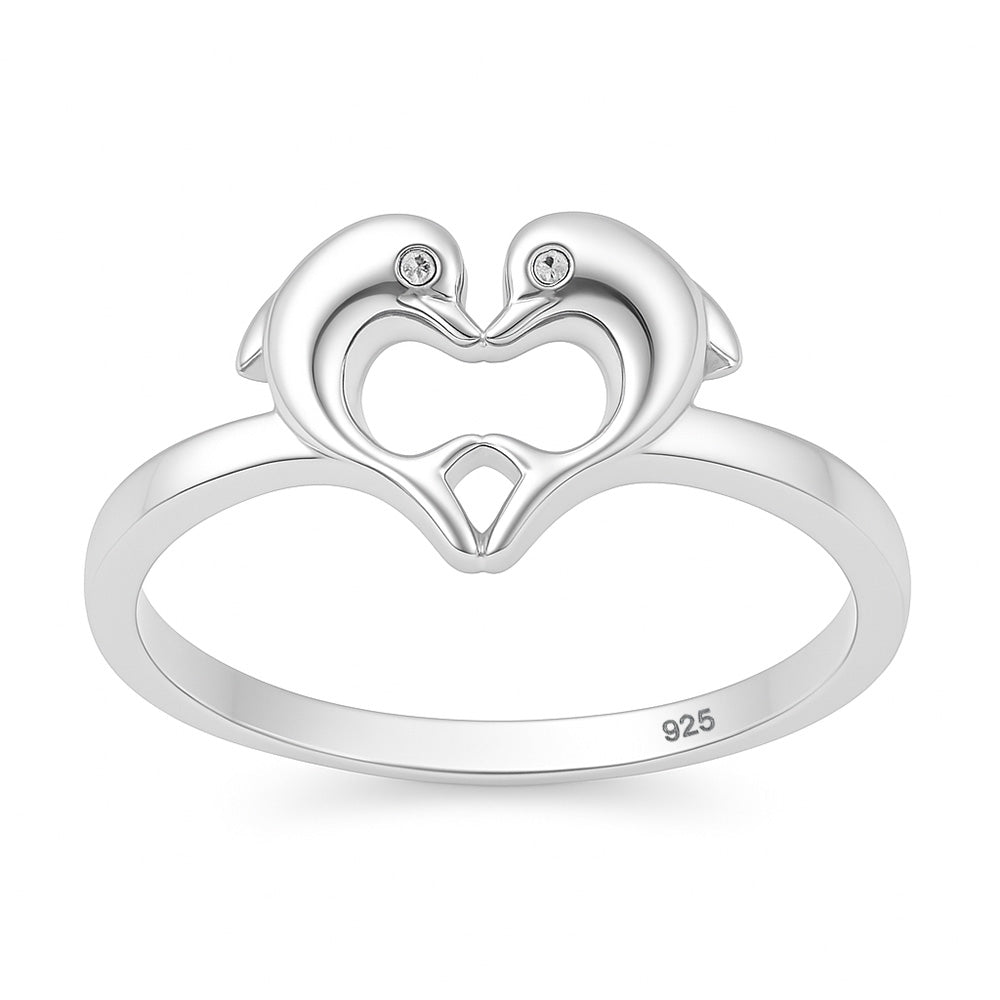 Silver Ring - Dolphin