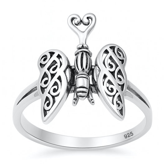 Silver Ring - Butterfly