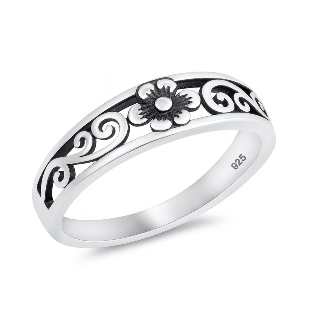 Silver Ring - Flower