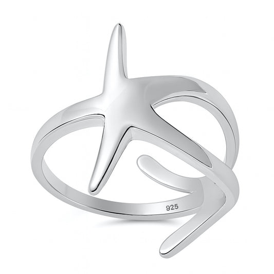 Silver Ring - Starfish