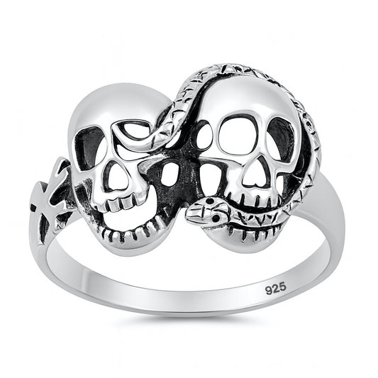Silver Ring - Skulls