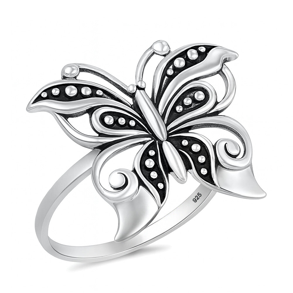 Silver Ring - Butterfly