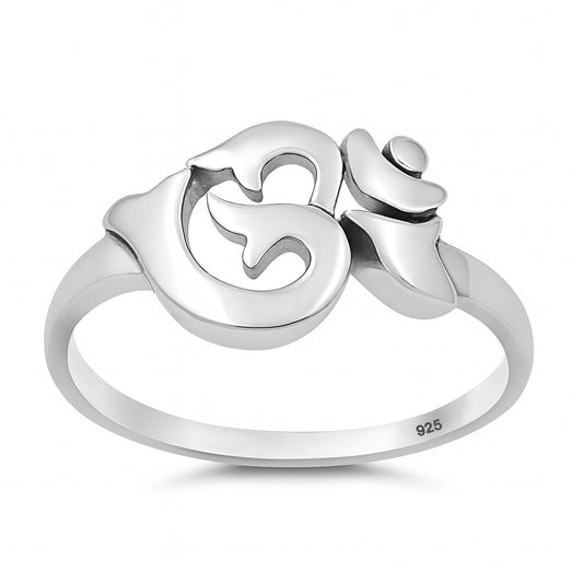 Silver Ring - Om Sign