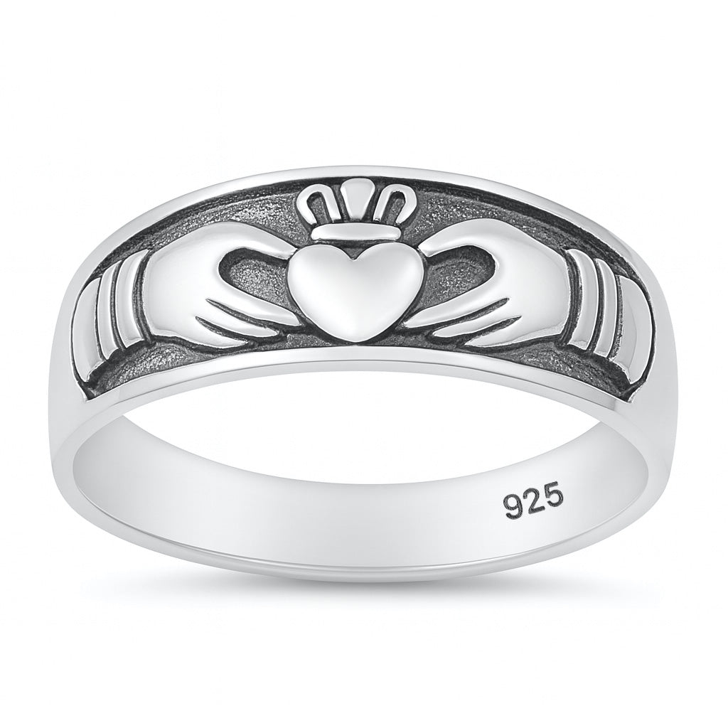 Silver Claddagh Ring