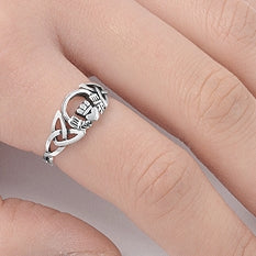 Silver Ring - Celtic Claddagh