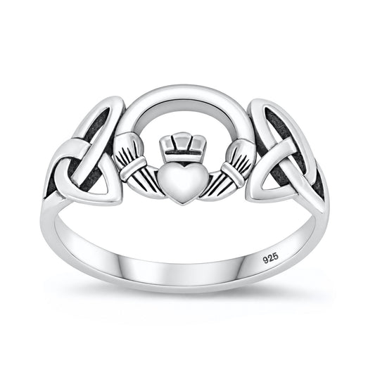 Silver Ring - Celtic Claddagh