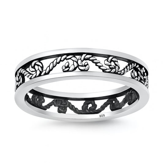 Silver Ring - Filigree Band