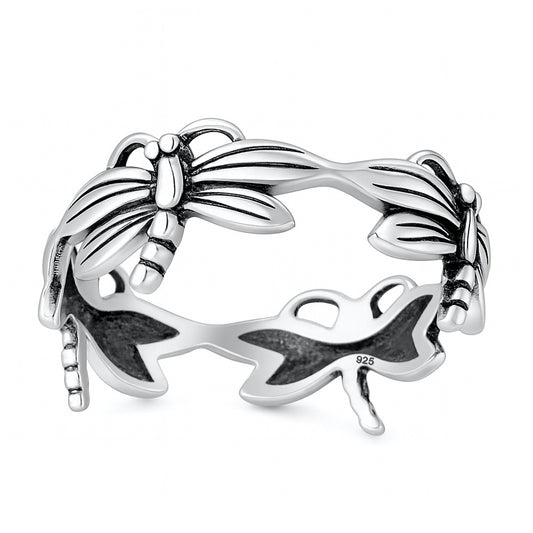 Silver Ring - Dragonfly