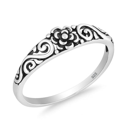 Silver Ring - Flower