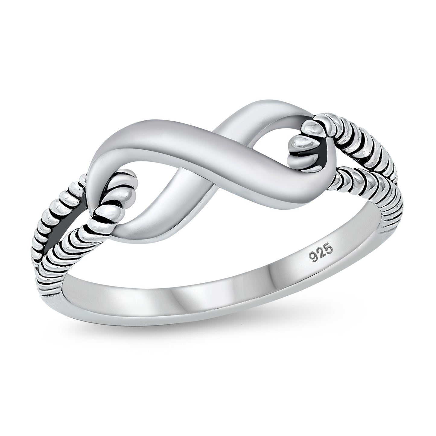 Silver Ring - Infinity Knot