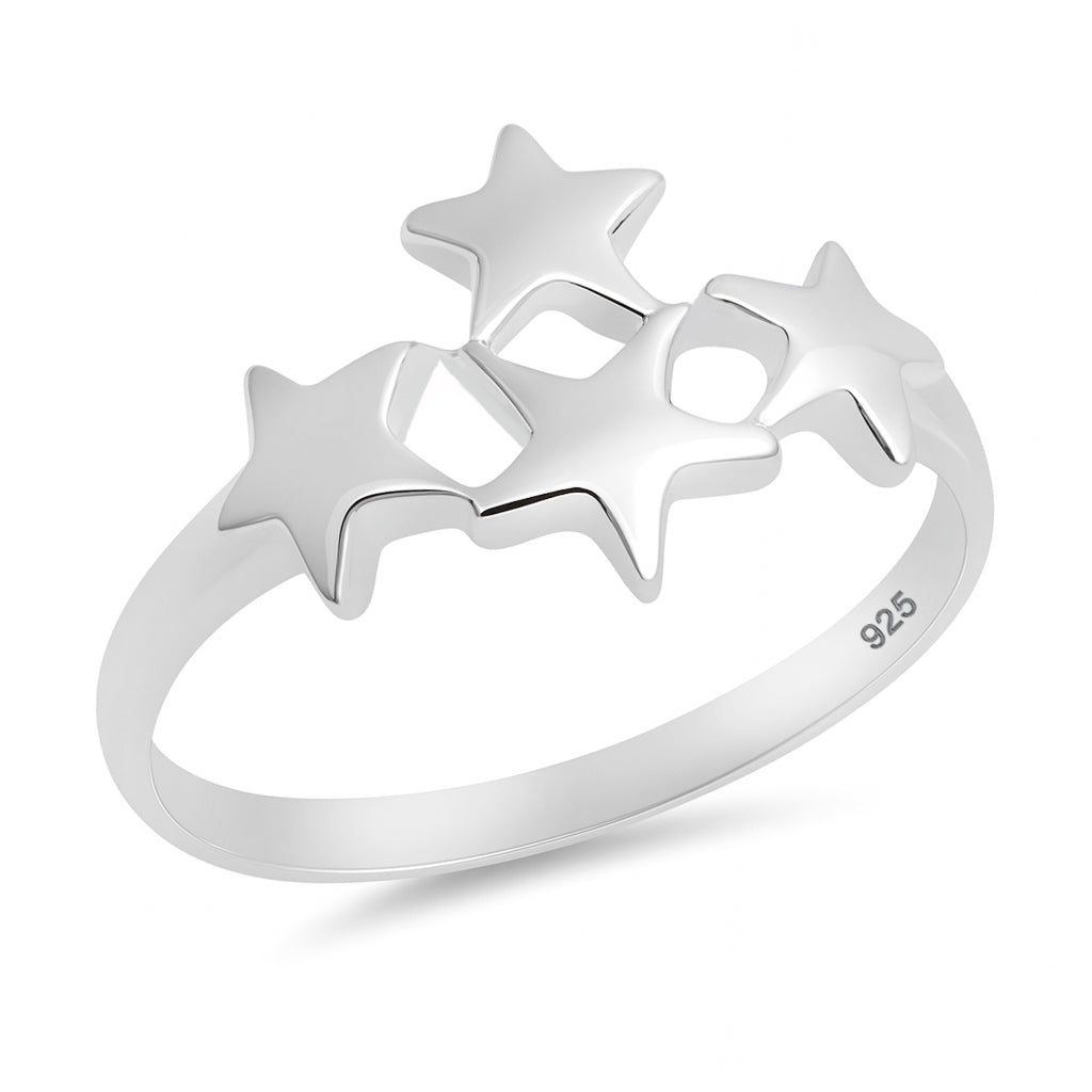 Silver Ring - Stars