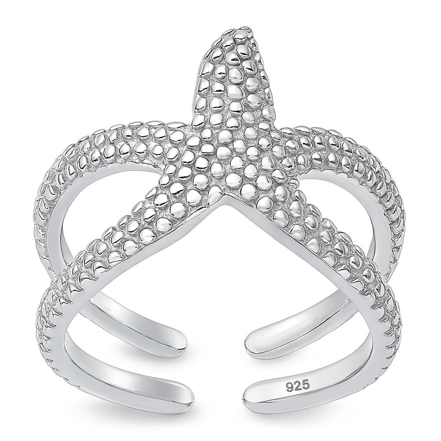 Silver Ring - Starfish