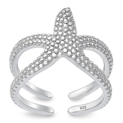 Silver Ring - Starfish