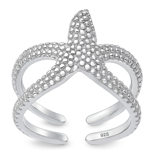 Silver Ring - Starfish