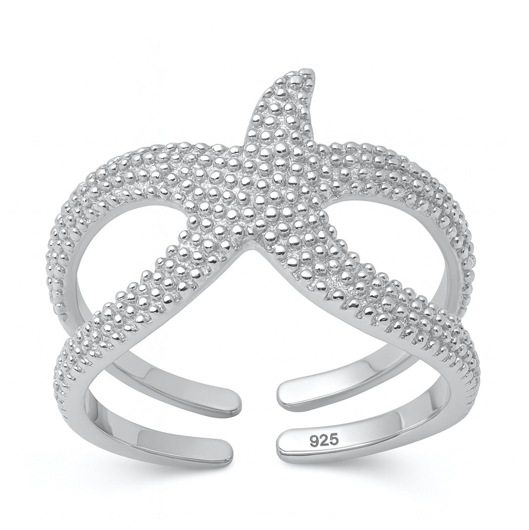 Silver Ring - Starfish