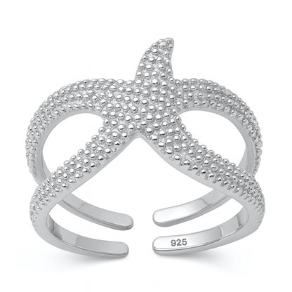 Silver Ring - Starfish