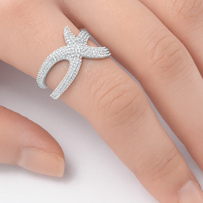 Silver Ring - Starfish