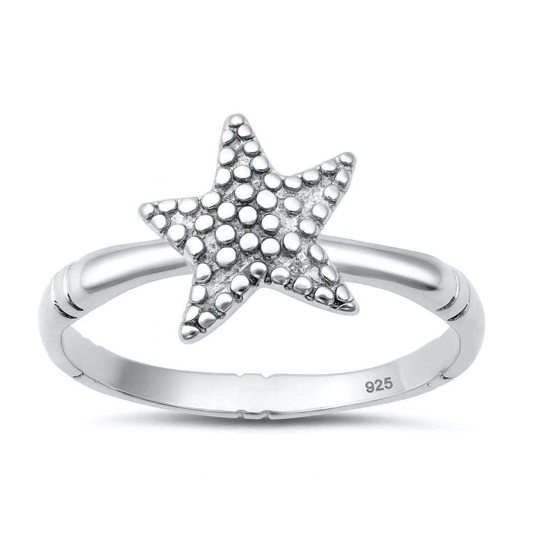 Silver Ring - Starfish