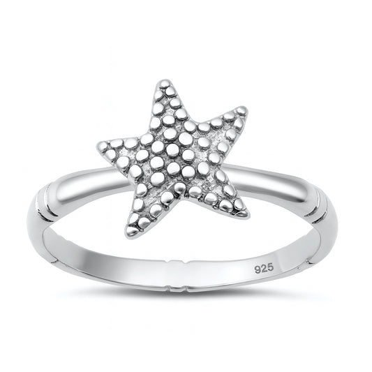 Silver Ring - Starfish