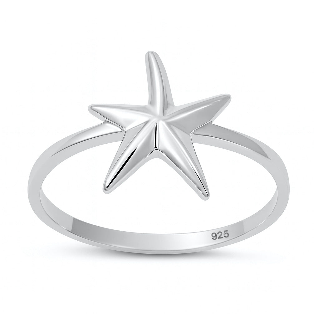 Silver Ring - Starfish